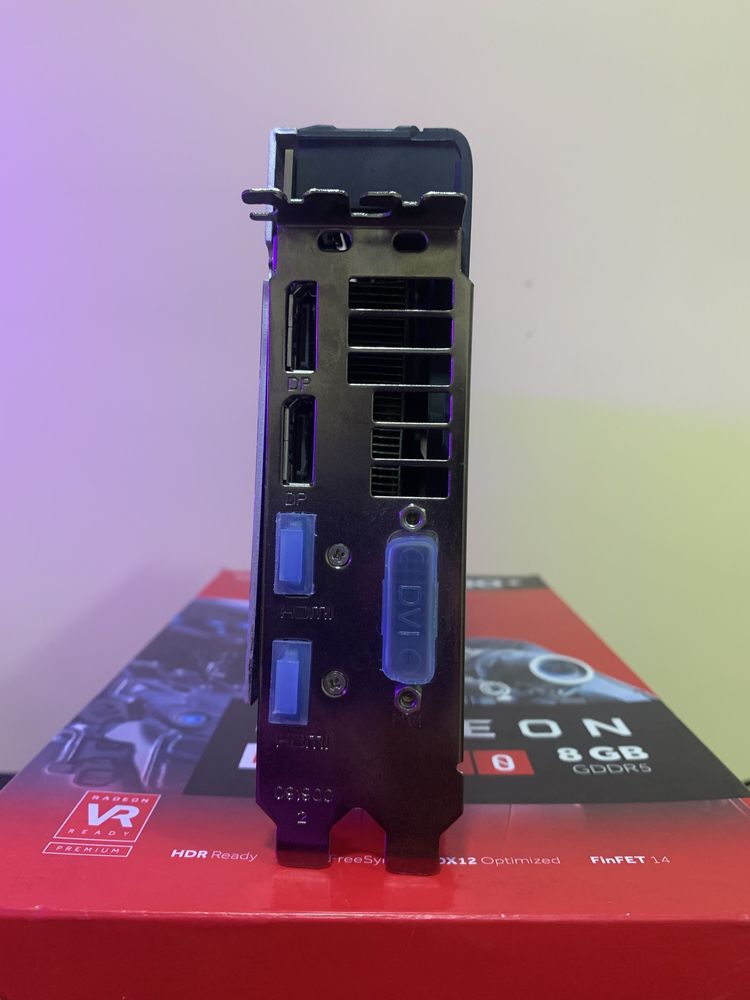 Відеокарта AMD RX 480 8gb Sapphire OC Nitro +