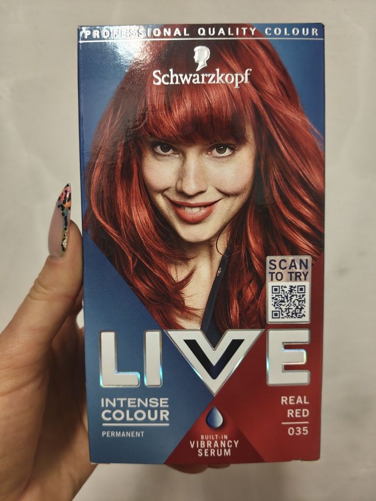 Farba do włosów LIVE czerwony