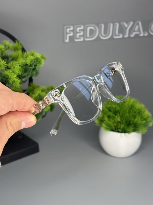 Окуляри Chrome Hearts. хром хартс білі