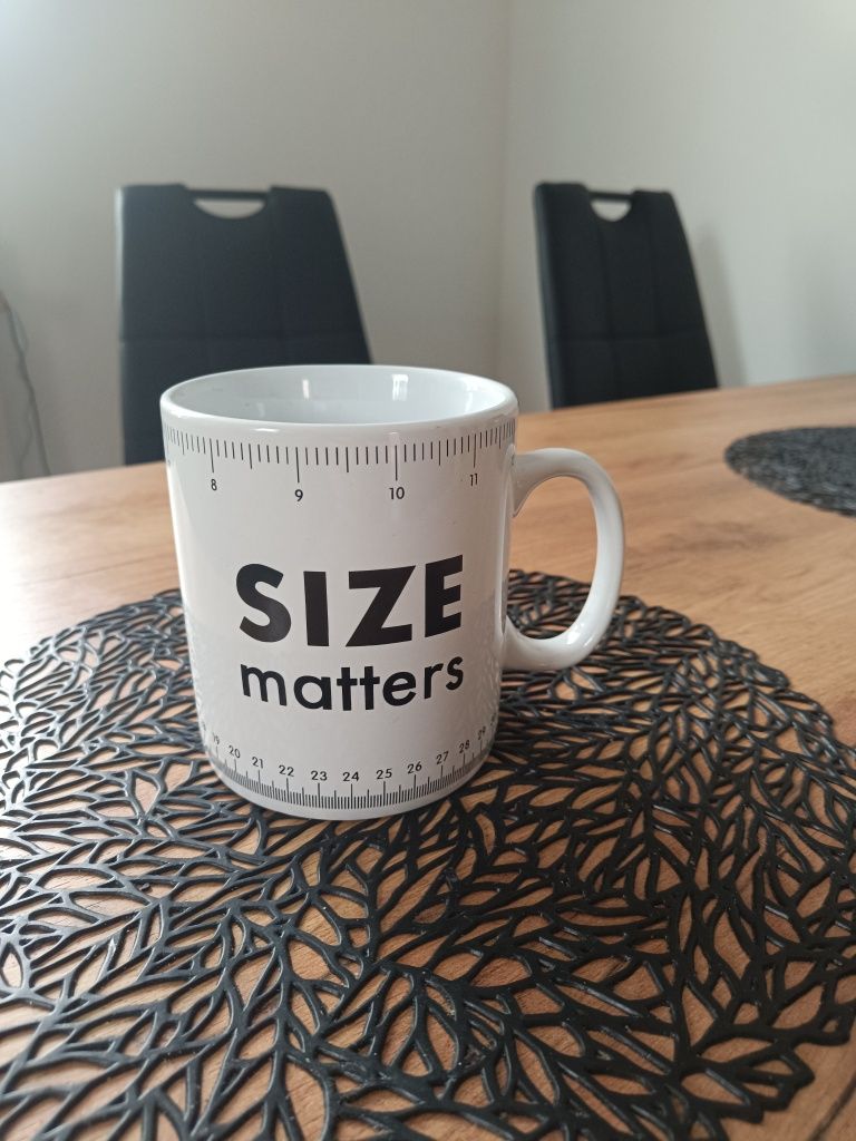 Duży kubek ceramiczny SIZE matters 800 ml