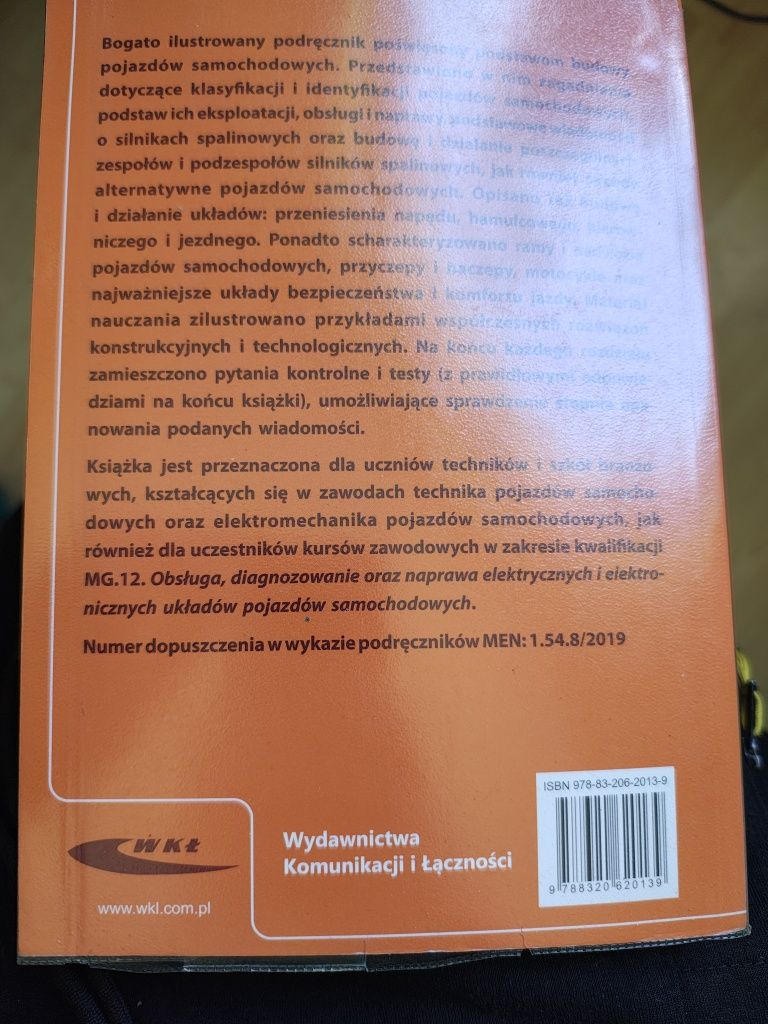 Podręcznik budowa pojazdów samochodowych