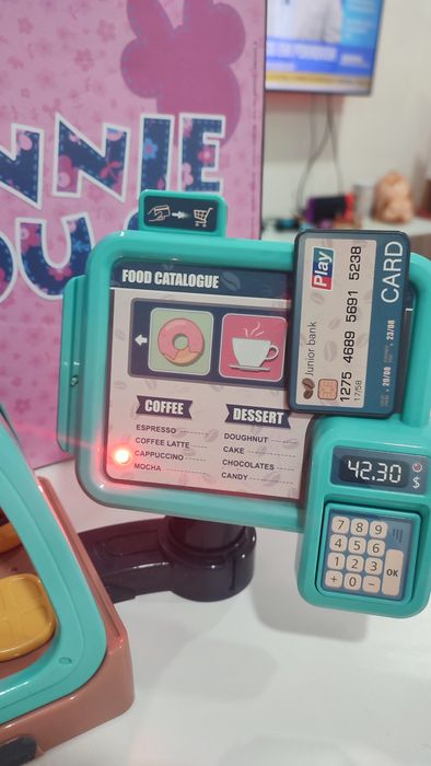 Máquina de café com Registradora