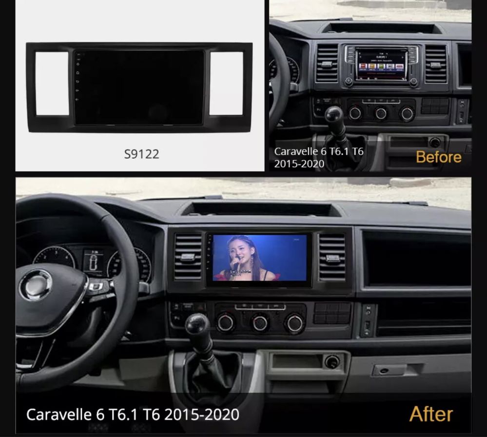Штатная магнитола VW T6 Caravelle 2015-2020(ANDROID 10.0)