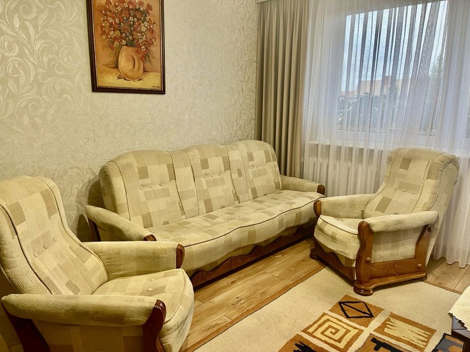 Stylowy zestaw wypoczynkowy 2 fotele i wersalka