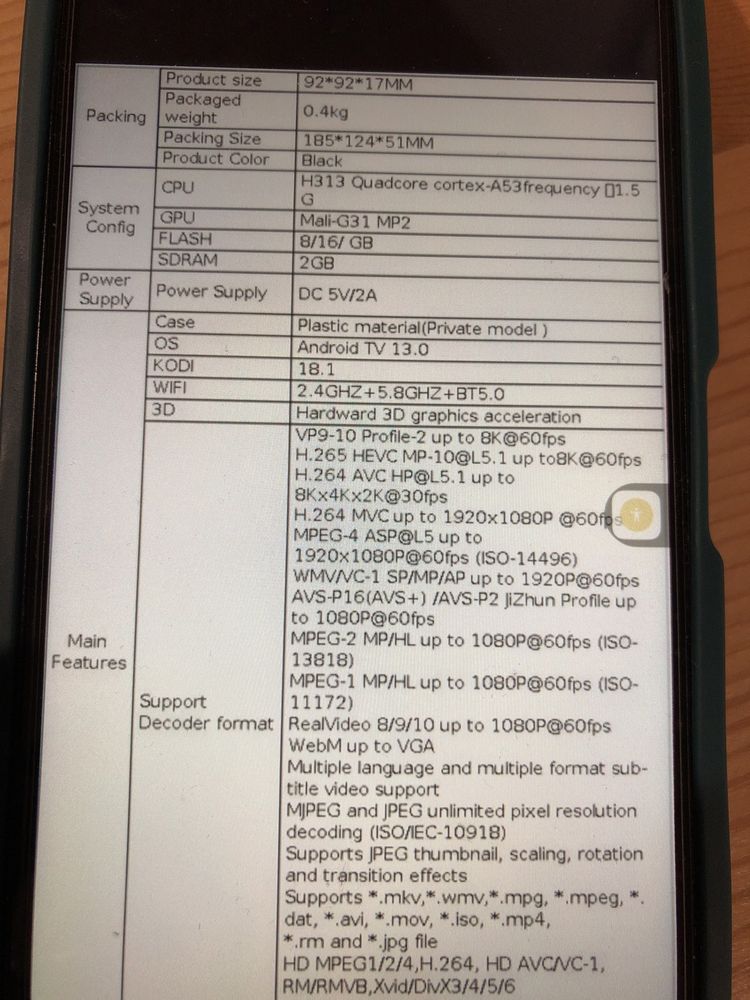 Android TV +dzwonek bezprzewodowy+ suszarka