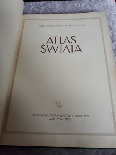 Atlas świata antyk 1962r.