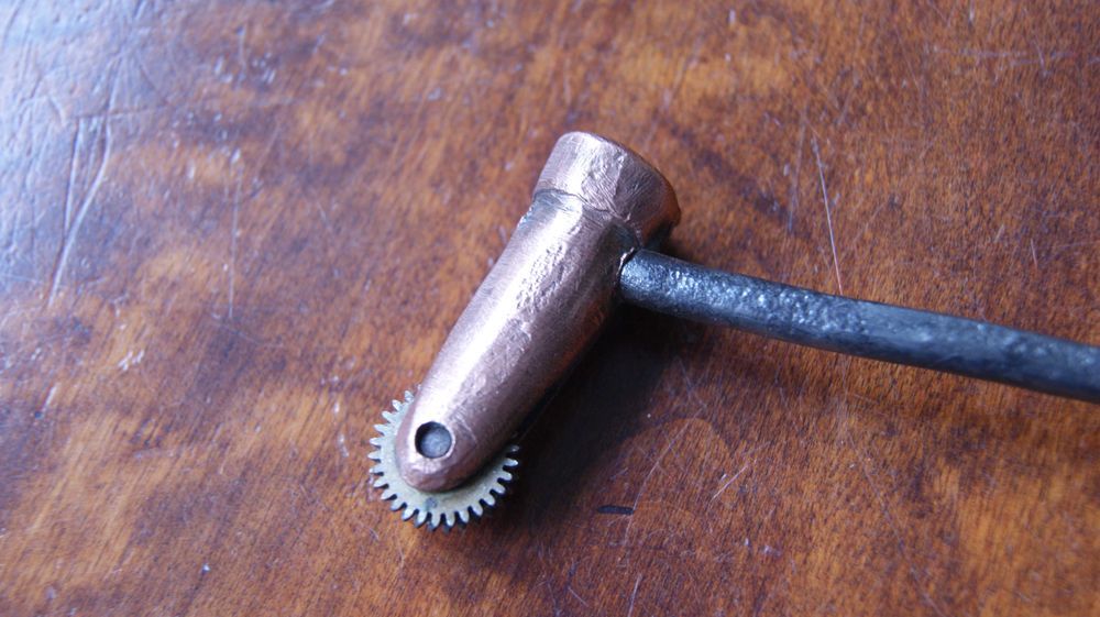 Radełko szewskie,kaletnicze miedziane