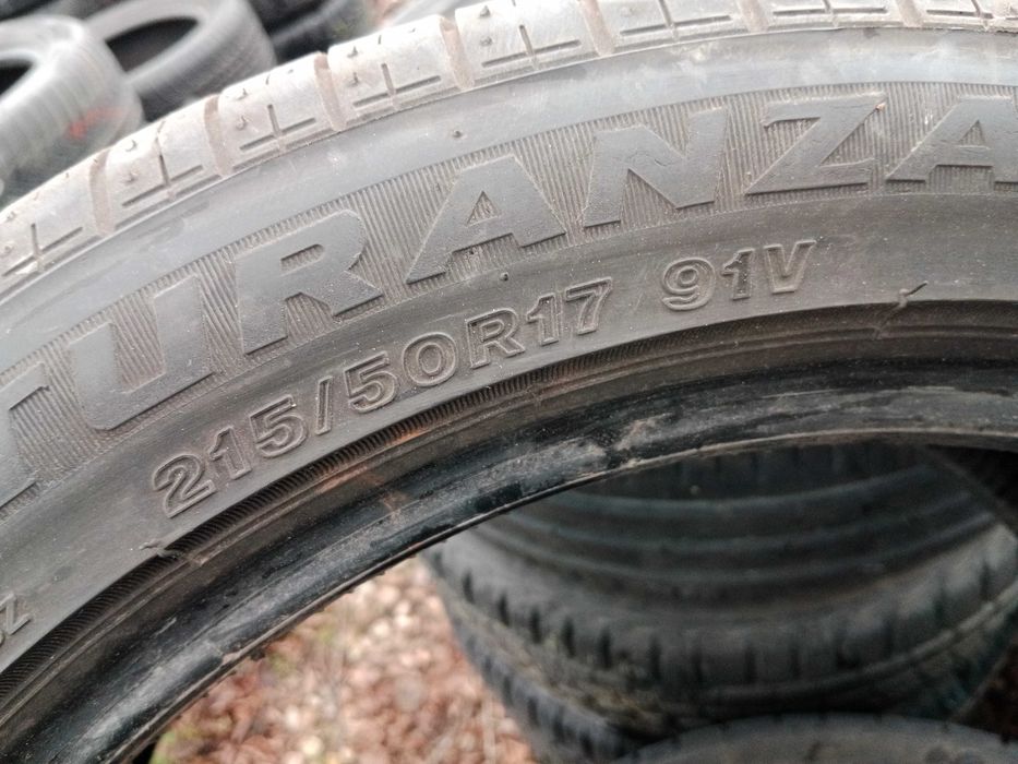Opona używana 215/50R17 Bridgestone Turanza ER33 1szt.