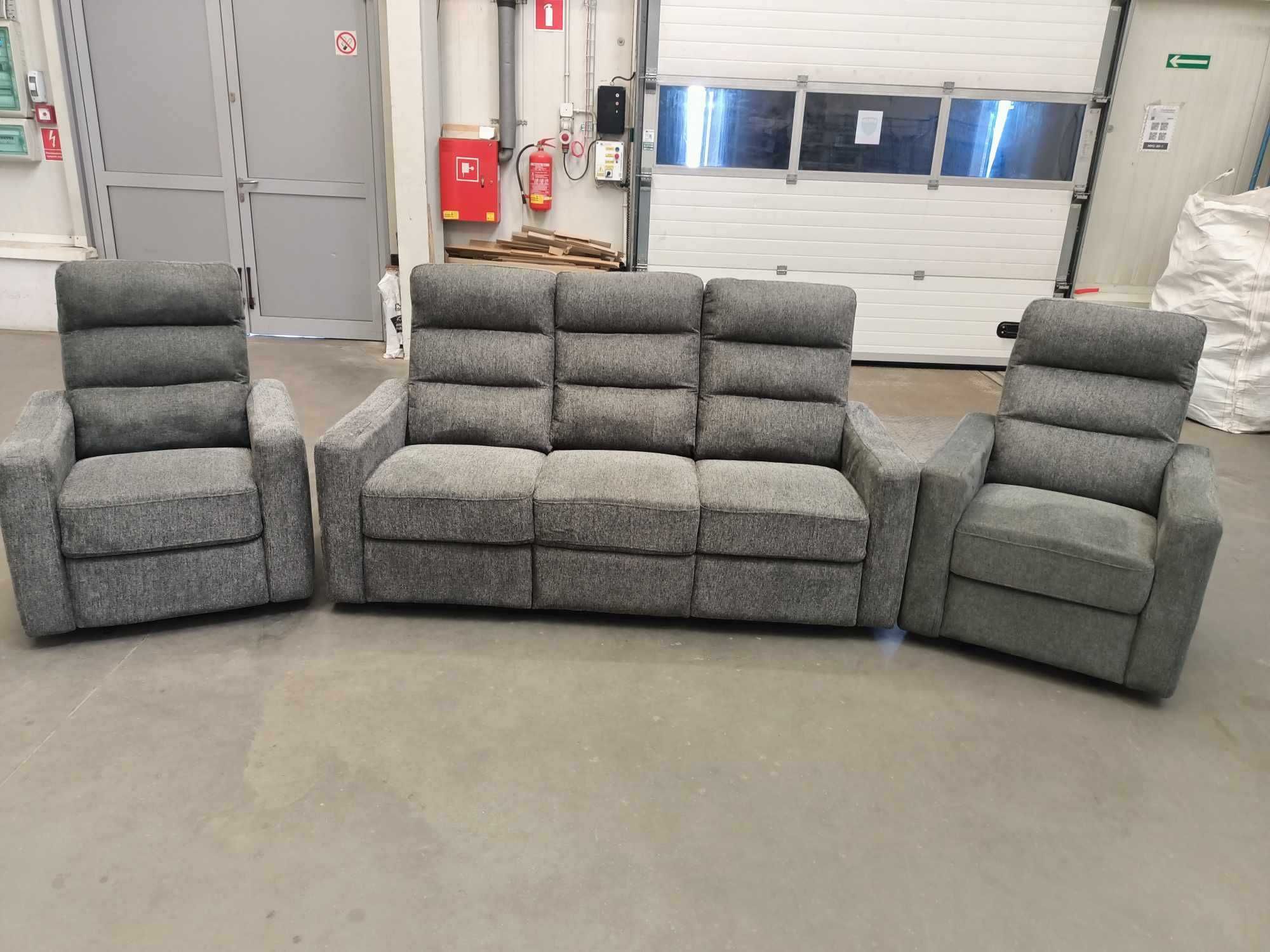 Komplet wypoczynkowy MARISA | poekspozycyjny | sofa + 2 fotele | -30%