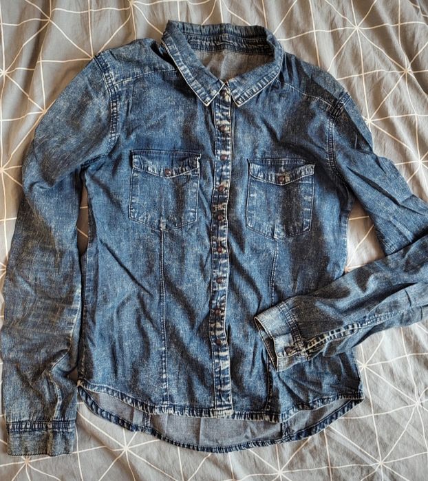 Koszula damska jeansowa dżinsowa M