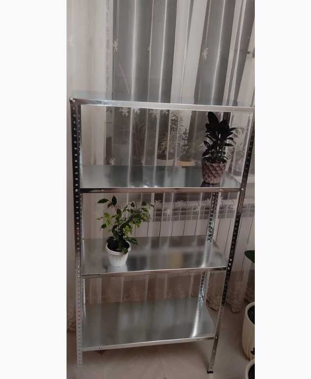 Стеллаж Этажерка с металлическими полками для кухни, магазина, балкона