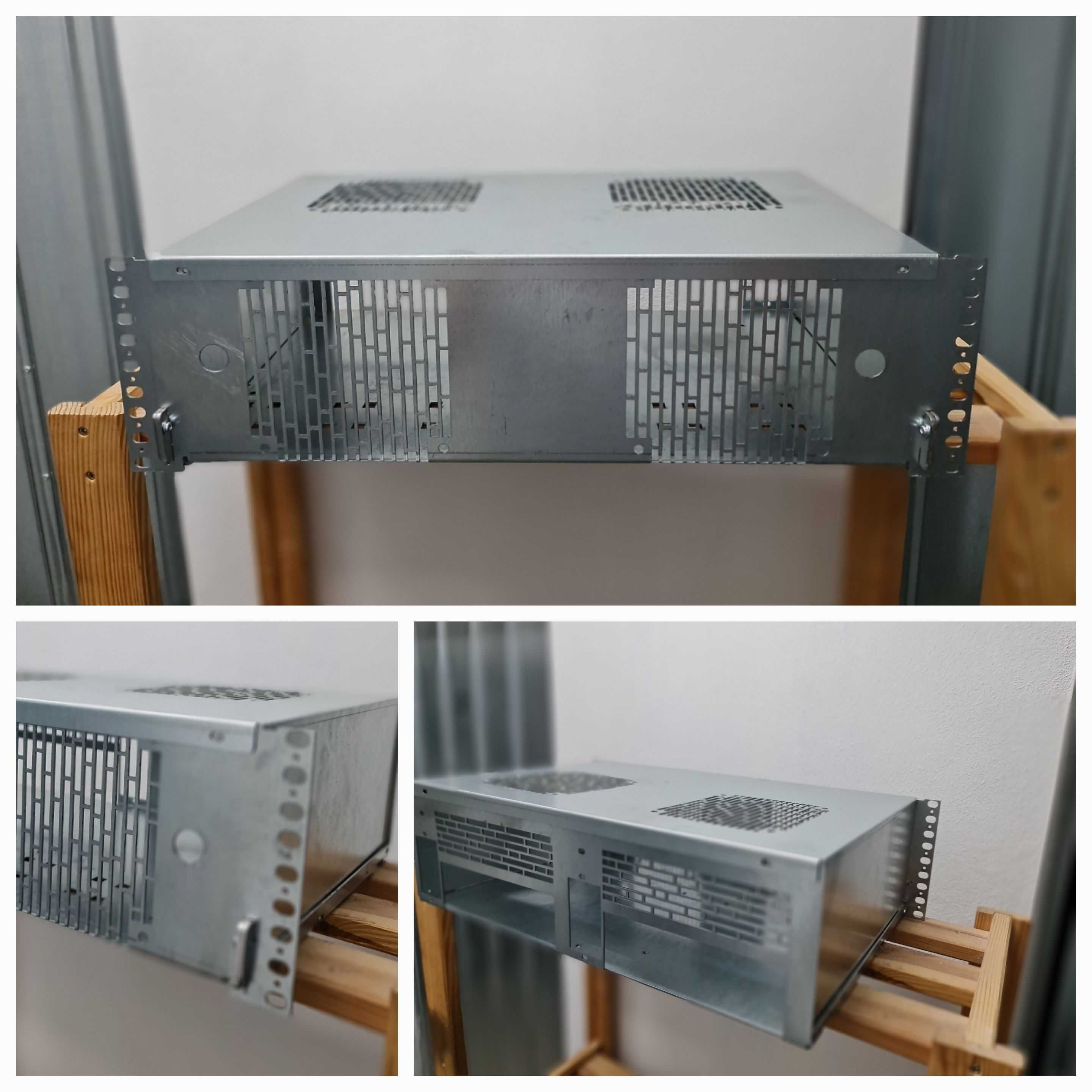 Obudowa RACK 19 cali 3U / R-CASE 5 / 2 x ITX, 2 x 1U flex ATX / RAW