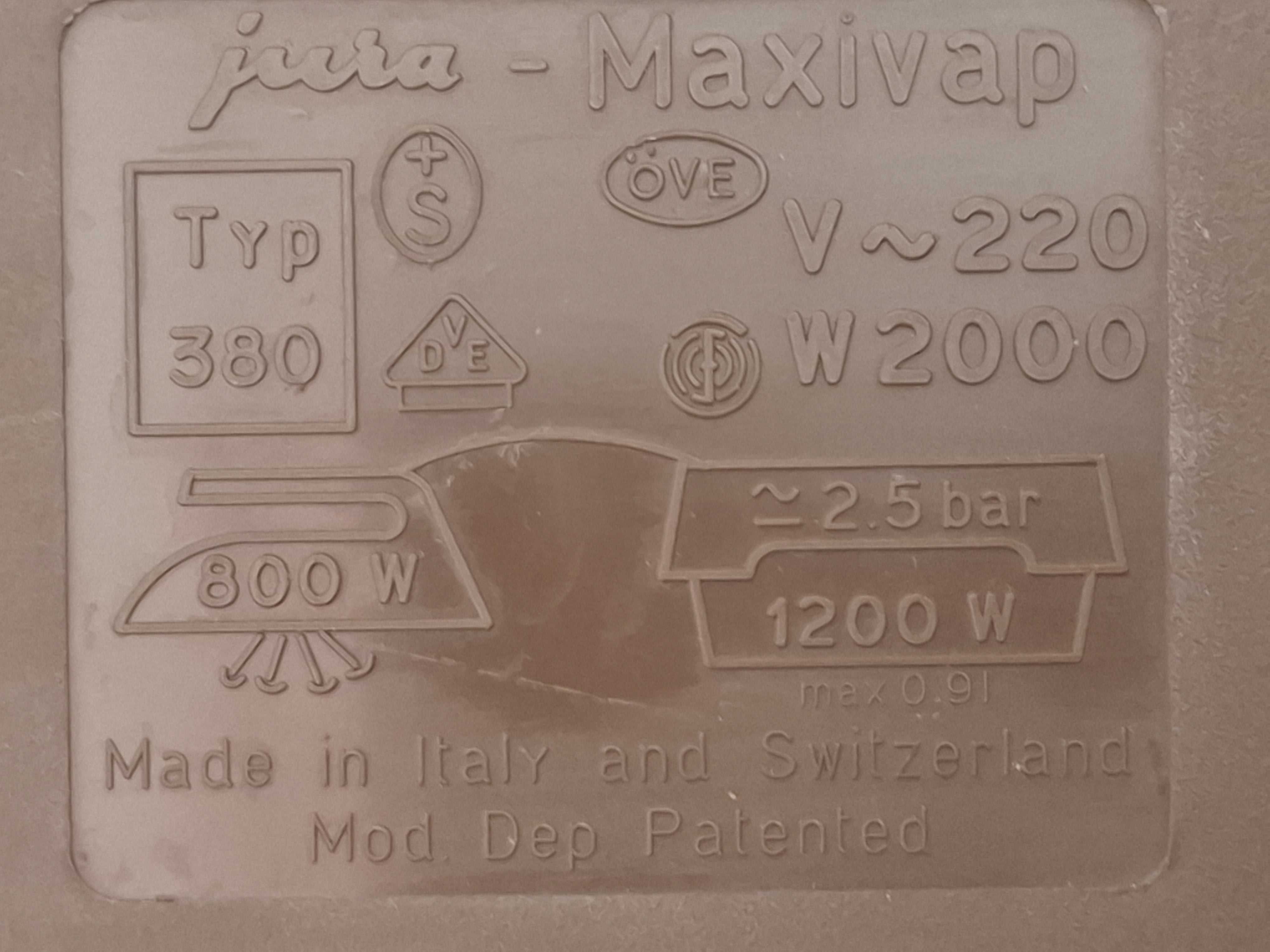 Ferro Engomar com Caldeira JURA Maxivap - 2000 W
