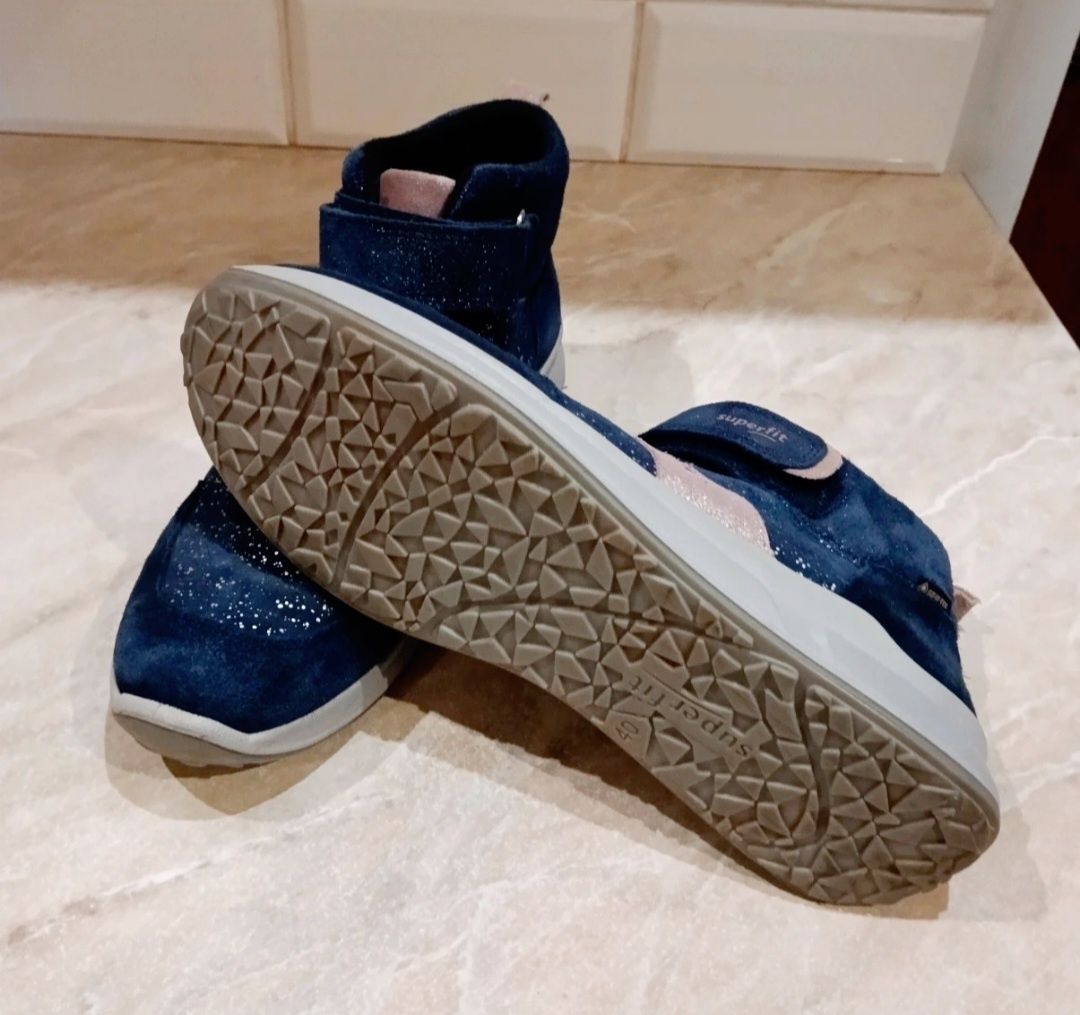 Buty ocieplane snakersy skóra Legero