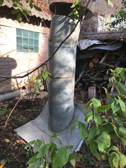 Труба на димохід, коліно.