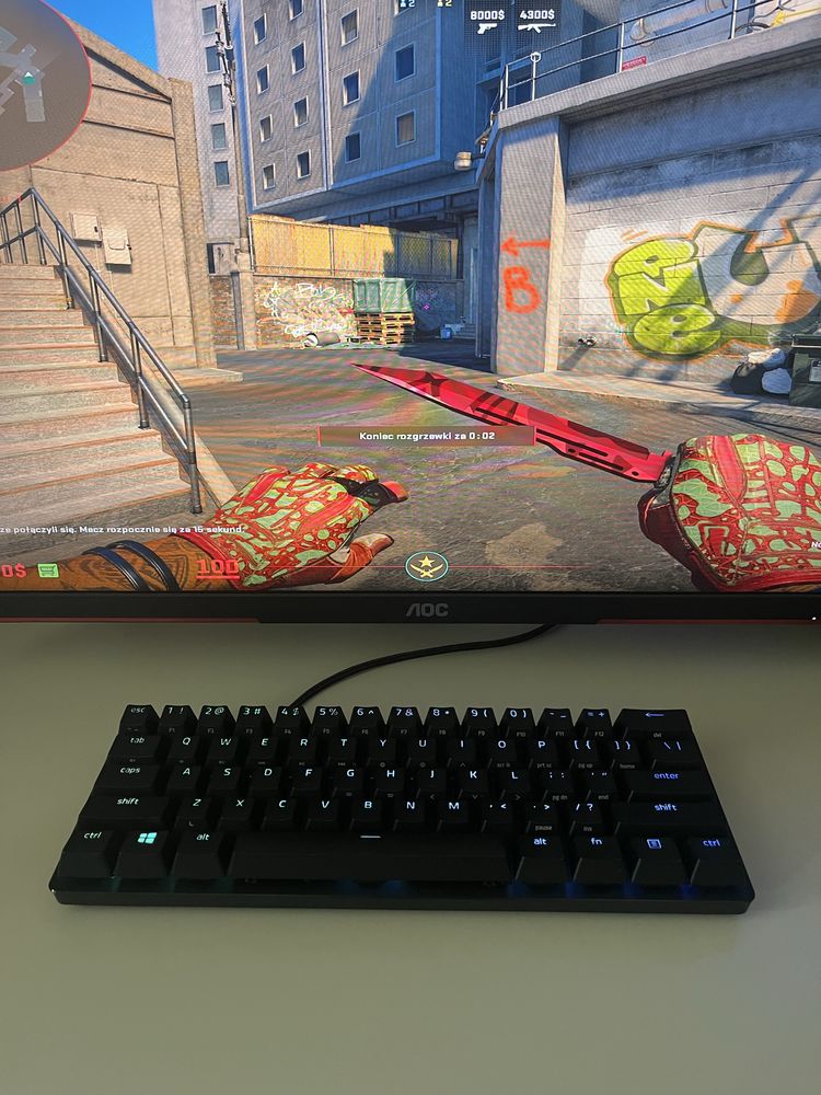 Klawiatura mechanjczna razer huntaman mini red