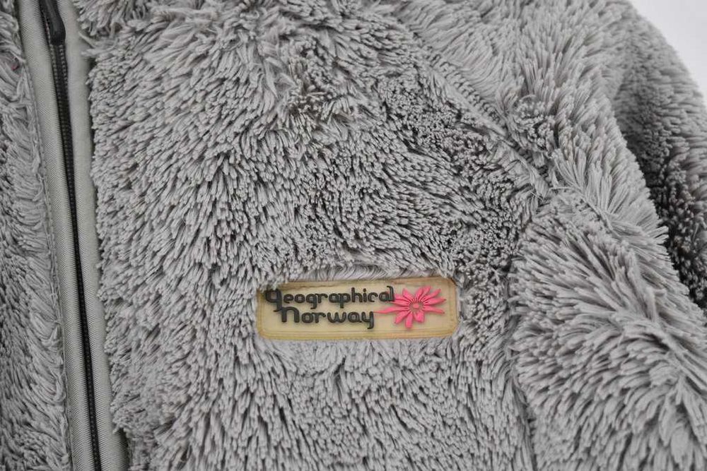 Bardzo ciepła futrzana bluza na polarku Georgaphical Norway 2 XS/S