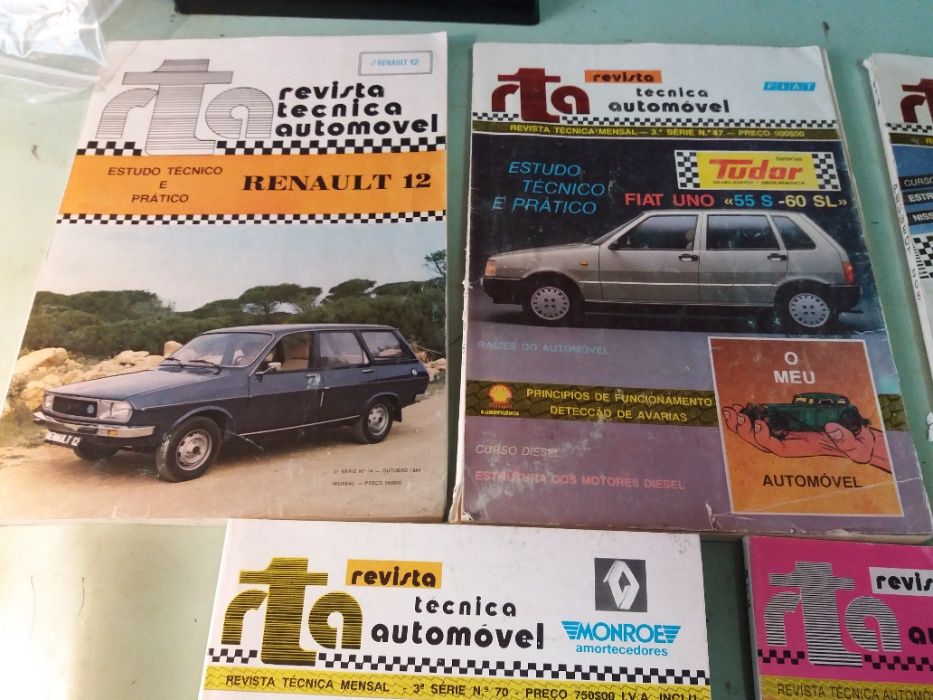 Revistas Técnicas do Automóvel e 32 Revistas AUTOFOCOS