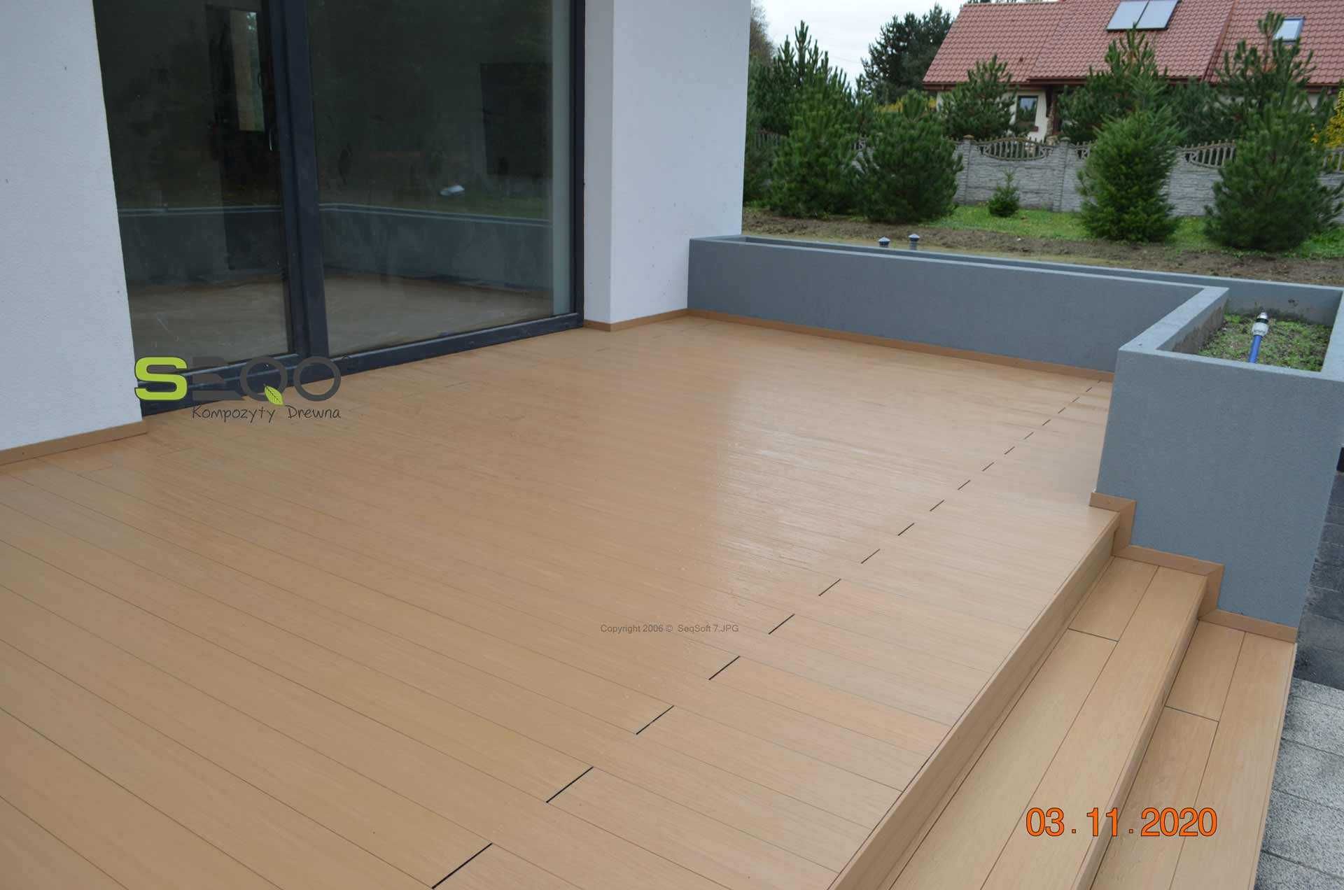 Deska kompozytowa tarasowa SEQO Co-Extrusion EX-138H22 - 3m