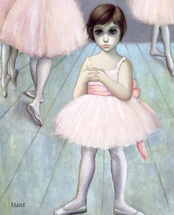 Olhos Grandes Serigrafia - A Bailarina Margaret Keane