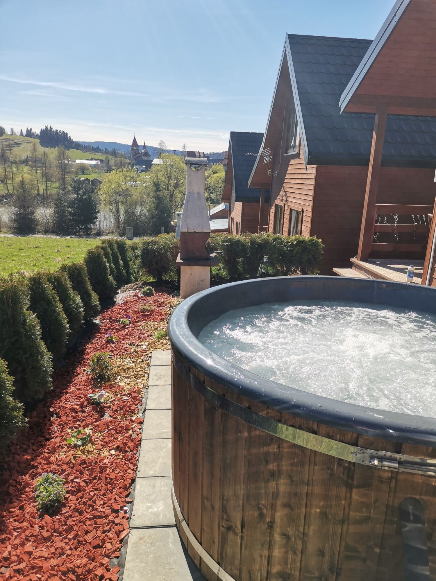 Domek z balią jacuzzi Bieszczady, Zawóz, Solina