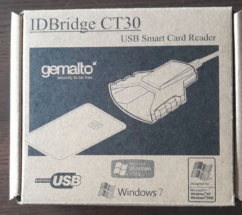 USB Smart Card Reader IDBrige CT30