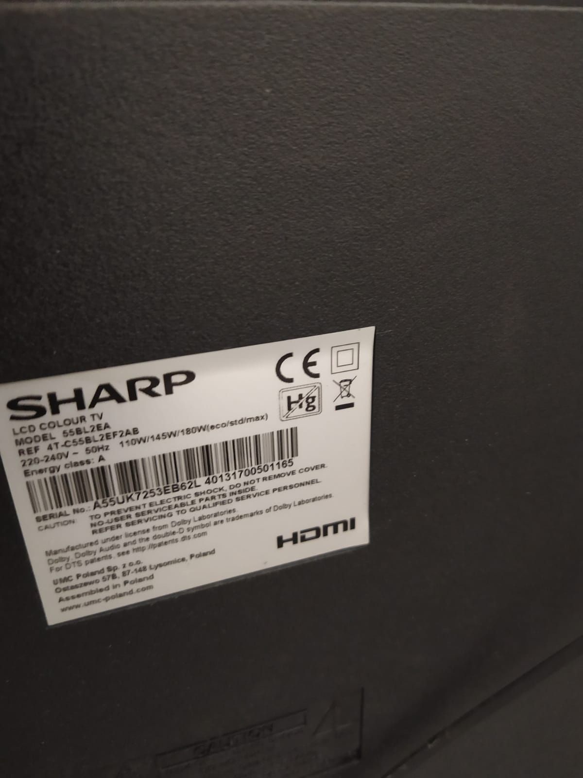 Telewizor Sharp 55"