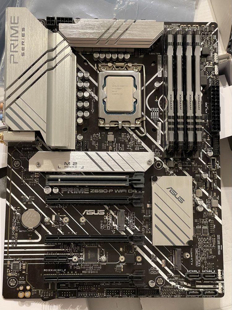 Asus Prime Z690-P D4 WiFi + 12700KF + DDR4 32Gb