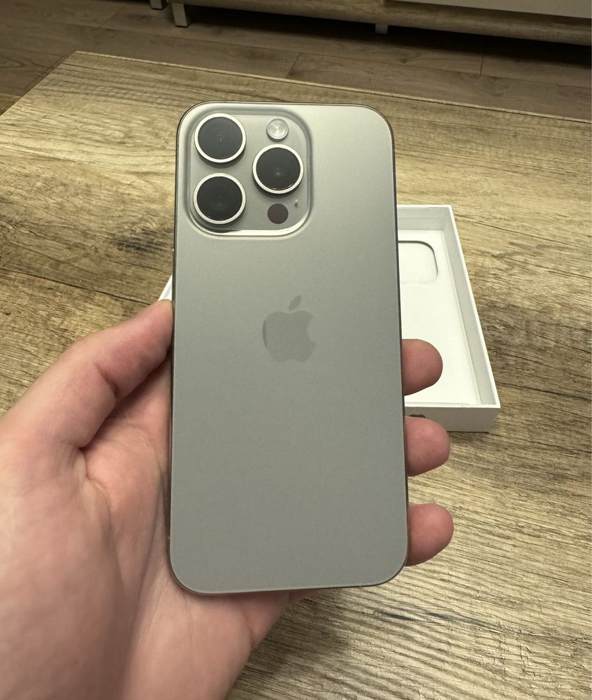 IPhone 15 Pro 256 Natural Titanium, Идеал, Неверлок, Гарантия!