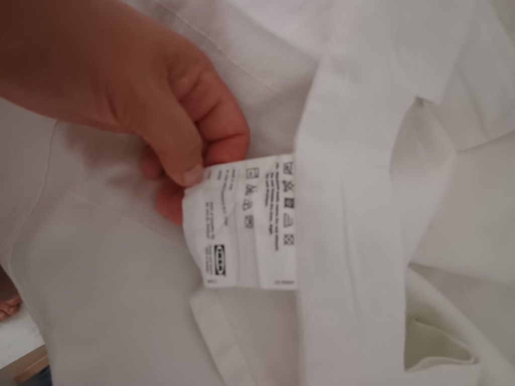 Zasłony ikea lenda białe