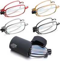 JOX Składane okulary do czytania, z ochroną anty-niebieskie światło +2