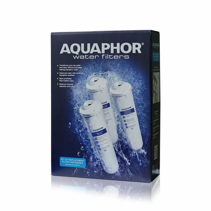 Аквафильтр - Комплект сменных модулей для Аквафор Кристалл (К3-К2-К7)