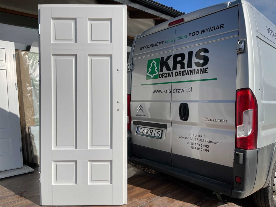 Drzwi zewnętrzne OD RĘKI drewniane nietypowe na wymiar.  CAŁA POLSKA