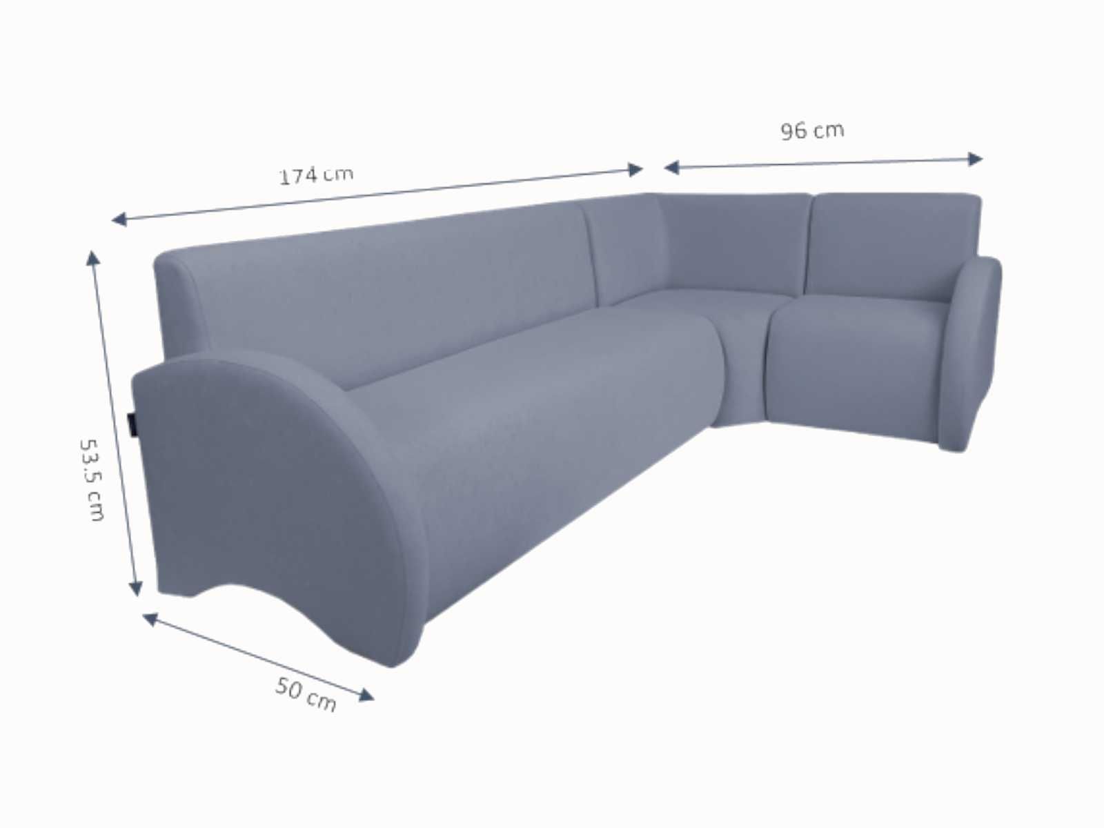 Zestaw sofa, kanapa narożna dla dzieci Combo prawa lub lewa