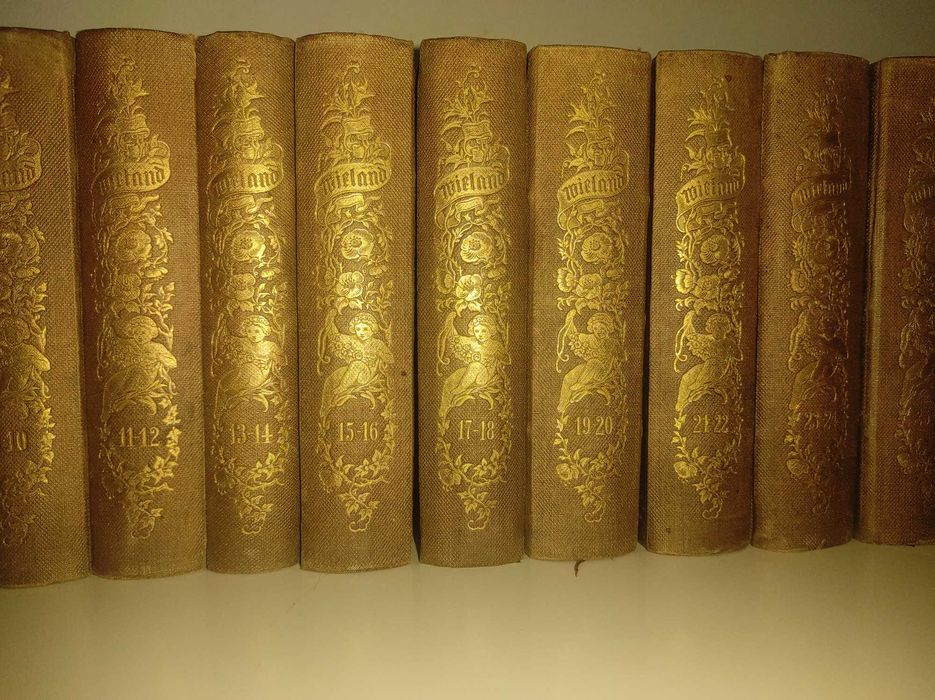 Старинные редкие книги. Все работы Виланда. 1855 год.