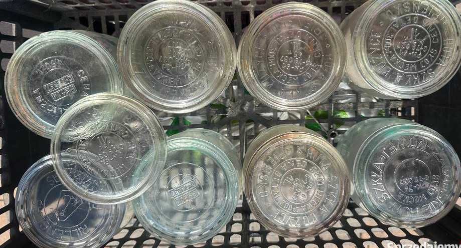 Słoiki weck weki z deklami zakrętkami wysyłka zabytek PRL