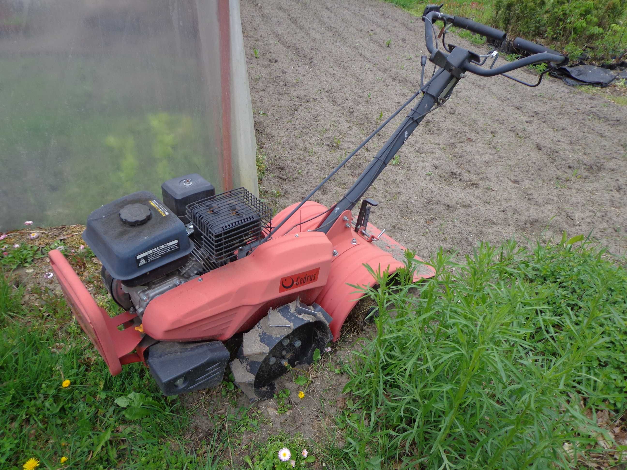 glebogryzarka z napędem Cedrus Gl03P Pro płóg obsypnik osprzęt koła