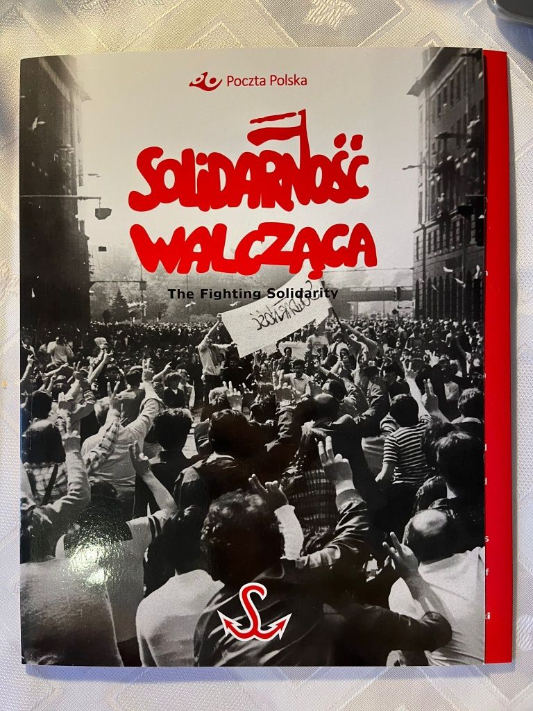 Folder znaczki Solidarność walcząca poczta polska