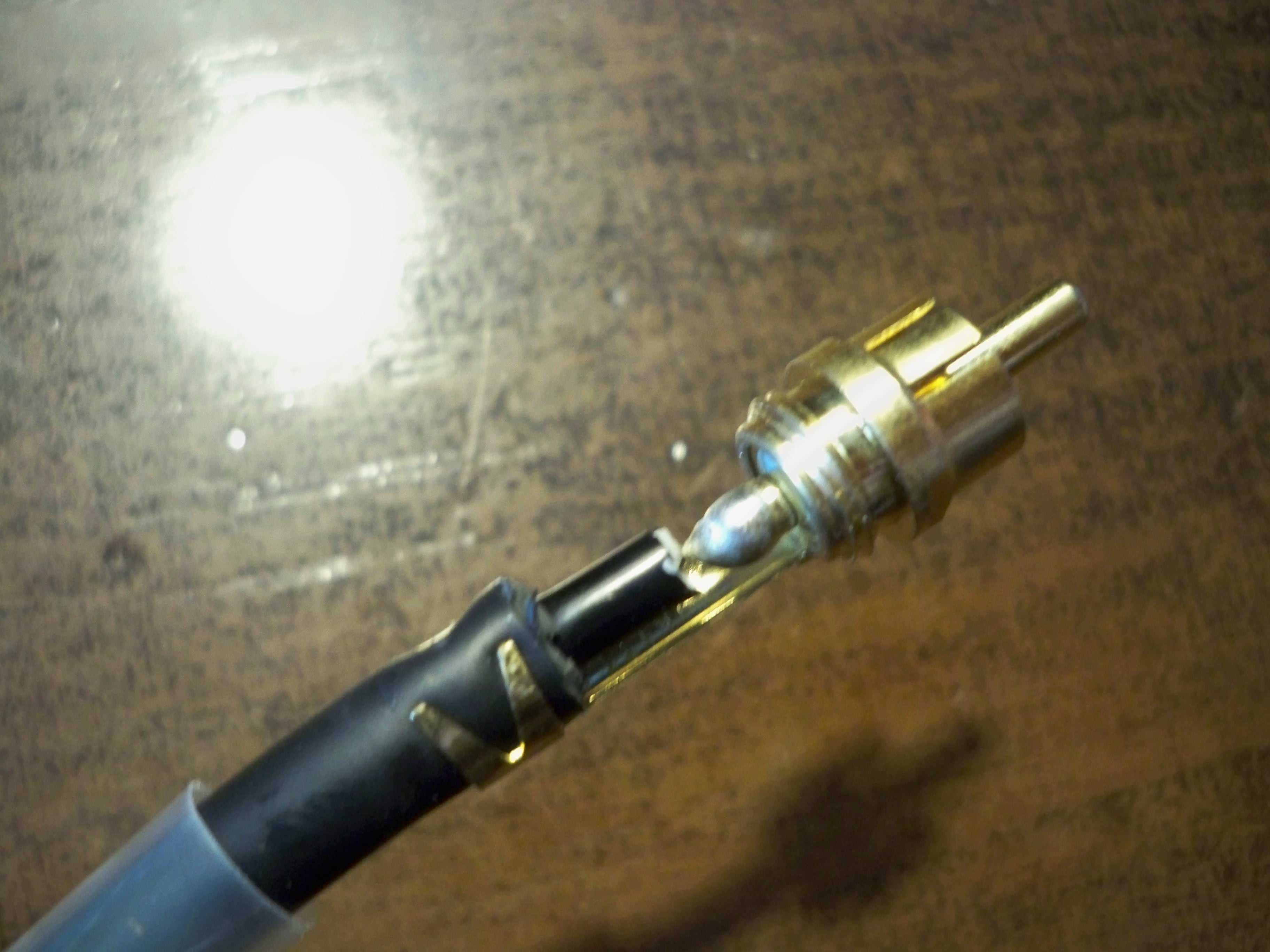 przewód Klotz AC110 0,22m2, RCA chinch wtyki REAN