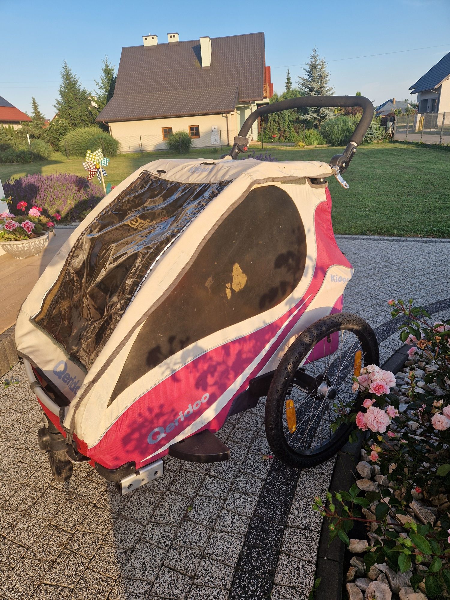 Przyczepka rowerowa qeridoo kidgoo 2
