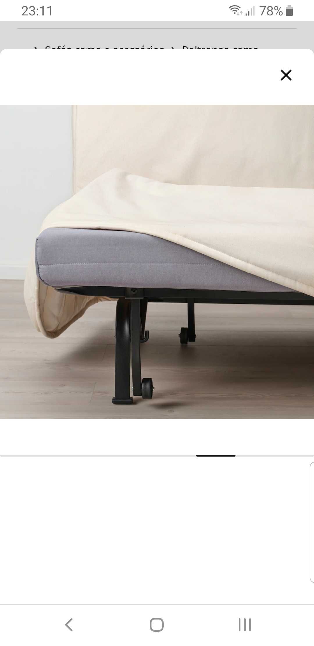 Poltrona sofa cama Lycksele ikea