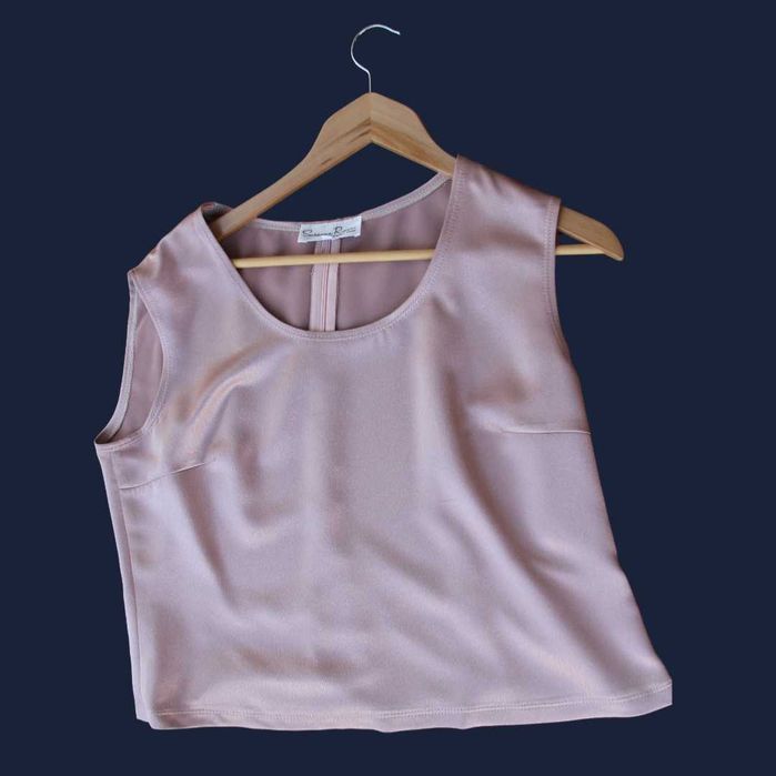 Conjunto Casaco/ Top/ Saia (50) rosa salmão