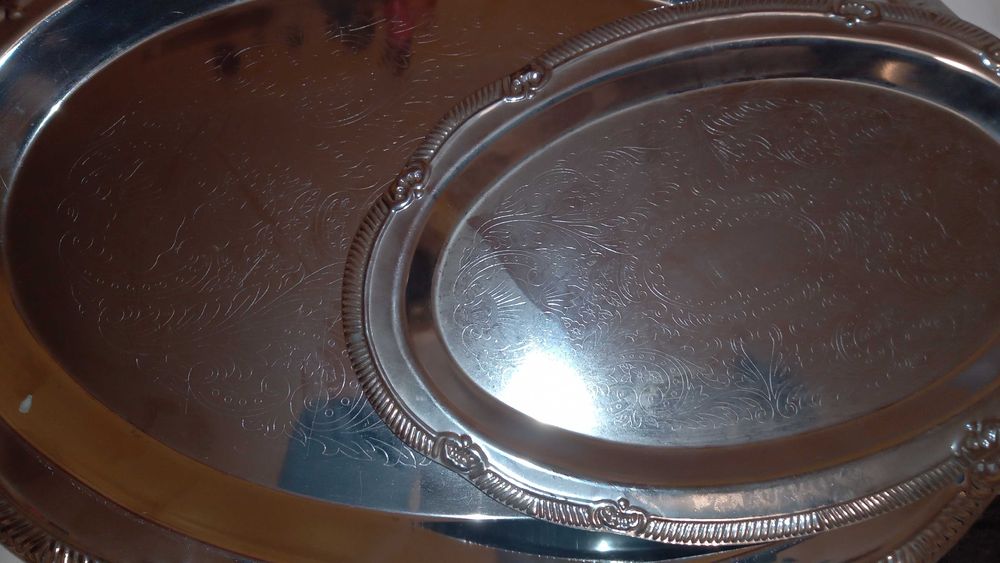 Półmiski okrągłe stal nierdzewna 18/8 owalne inox stainless