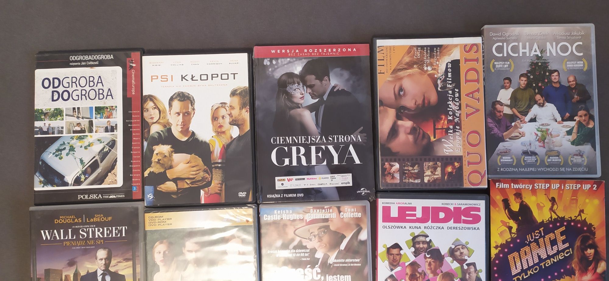 Filmy na dvd płyty komplet