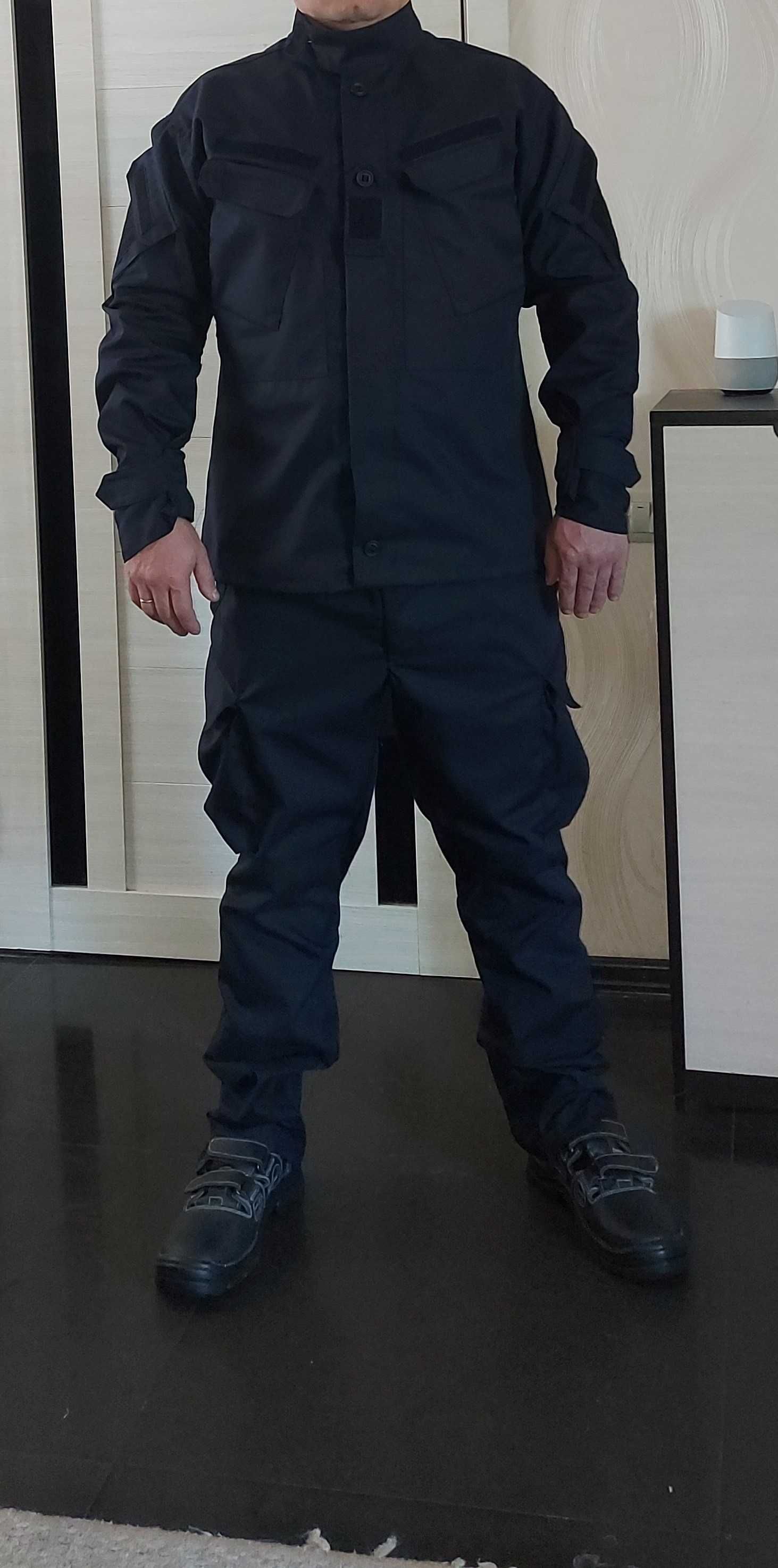 Костюм тактичний (кітель, штани) синій, тактический костюм, форма ДСНС