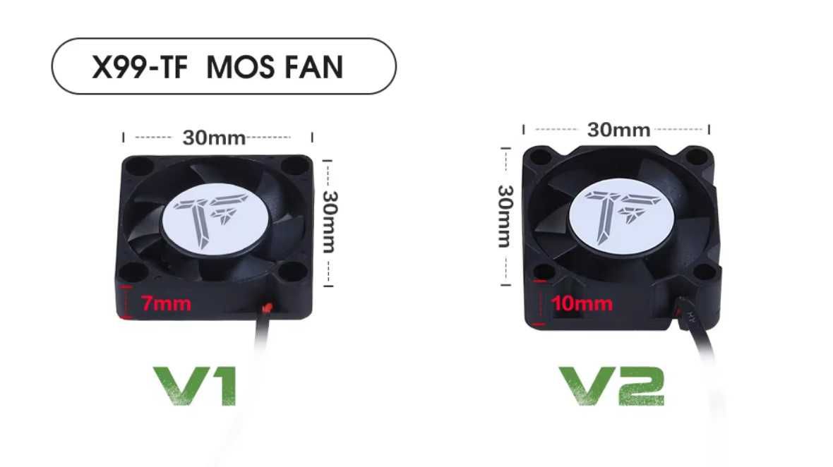 2шт. Кулера на зону VRM плат HUANANZHI X99-F8/X99-TF/X99-BD4 Cooler