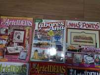 revistas de rendas e bordados