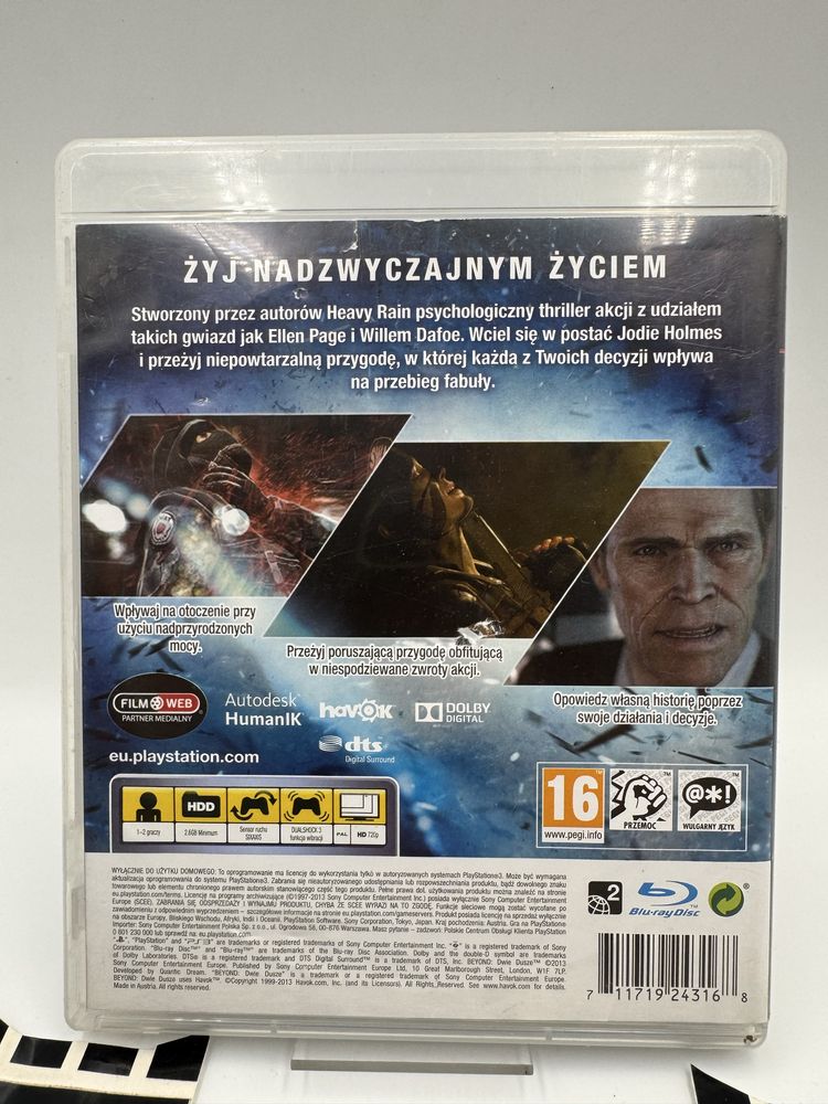 Beyond Dwie Dusze PL Ps3 Gwarancja