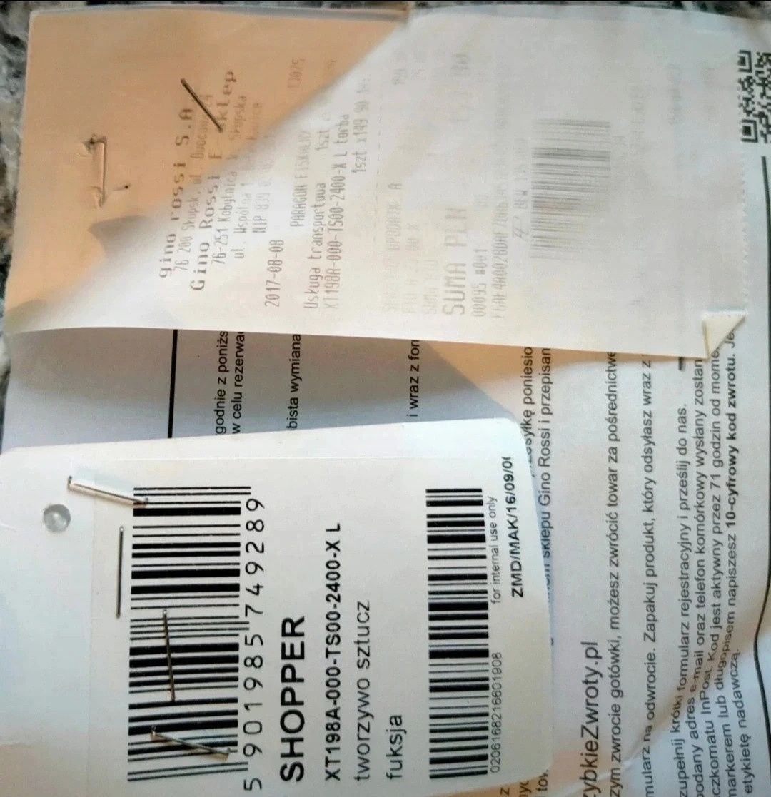 Torebka shopper Gino Rossi