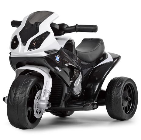 Детский электромобиль мотоцикл трицикл JT5188L-2 черно-белый **